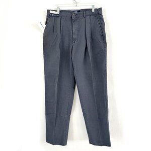 90s, Preppy, Vintage Polo Ralph Lauren James Pant Gray Pleated Chino Pants 36x34